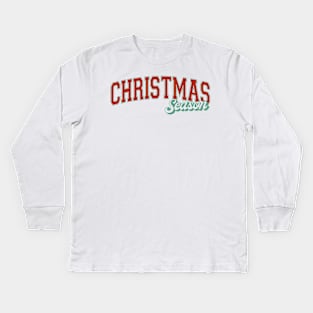 christmas baking season Kids Long Sleeve T-Shirt